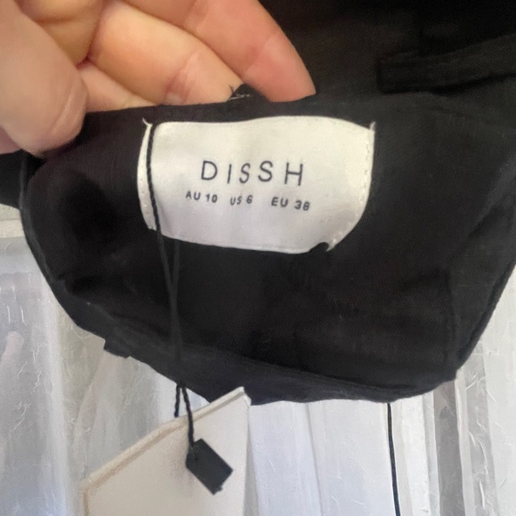 Dissh black linen pants - Picture 4 of 6